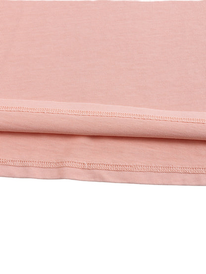 ESSNTIAL ELEMNTS Women's Snow Washed Crop Top Tee