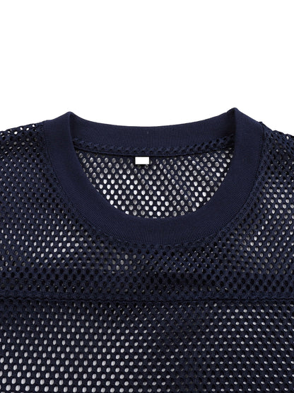 ESSNTIAL ELEMNTS Unisex 260G C-Thru Boxy Net Tee