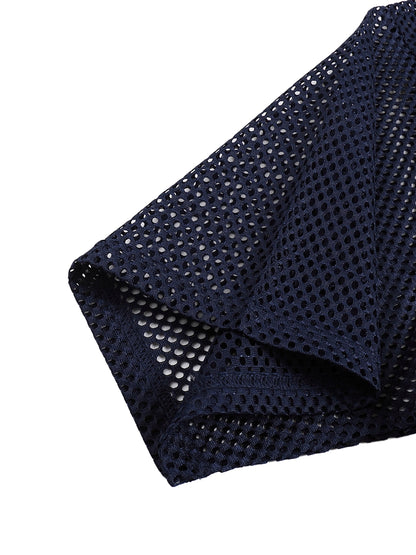 EE x LETTA Unisex 260G C-through Boxy Net Tee