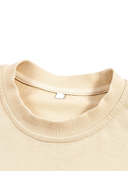 ESSNTIAL ELEMNTS Unisex 270G French Terry Raw Edge Tee