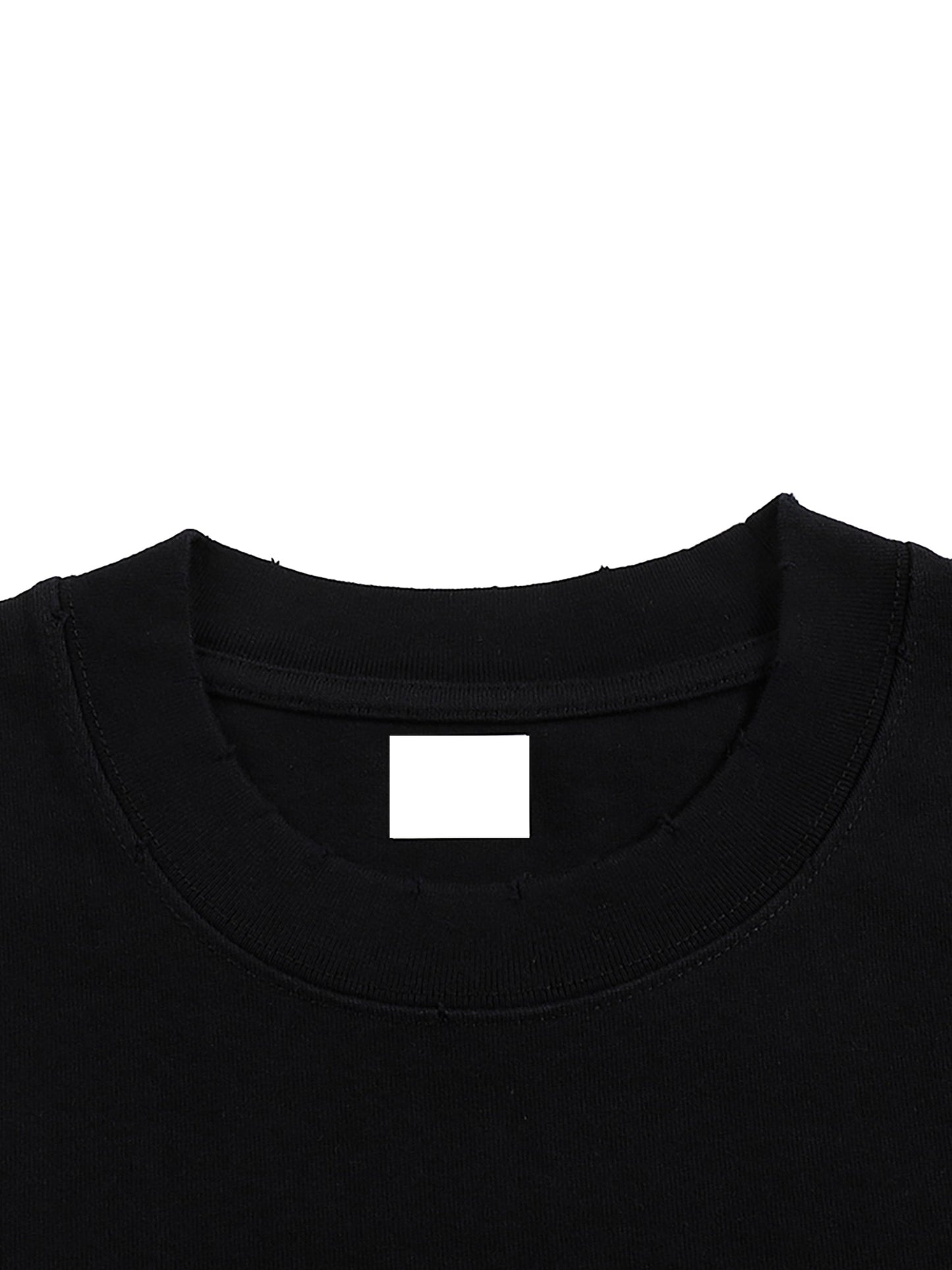 ESSNTIAL ELEMNTS Unisex 400G HW Hand-frayed Tee