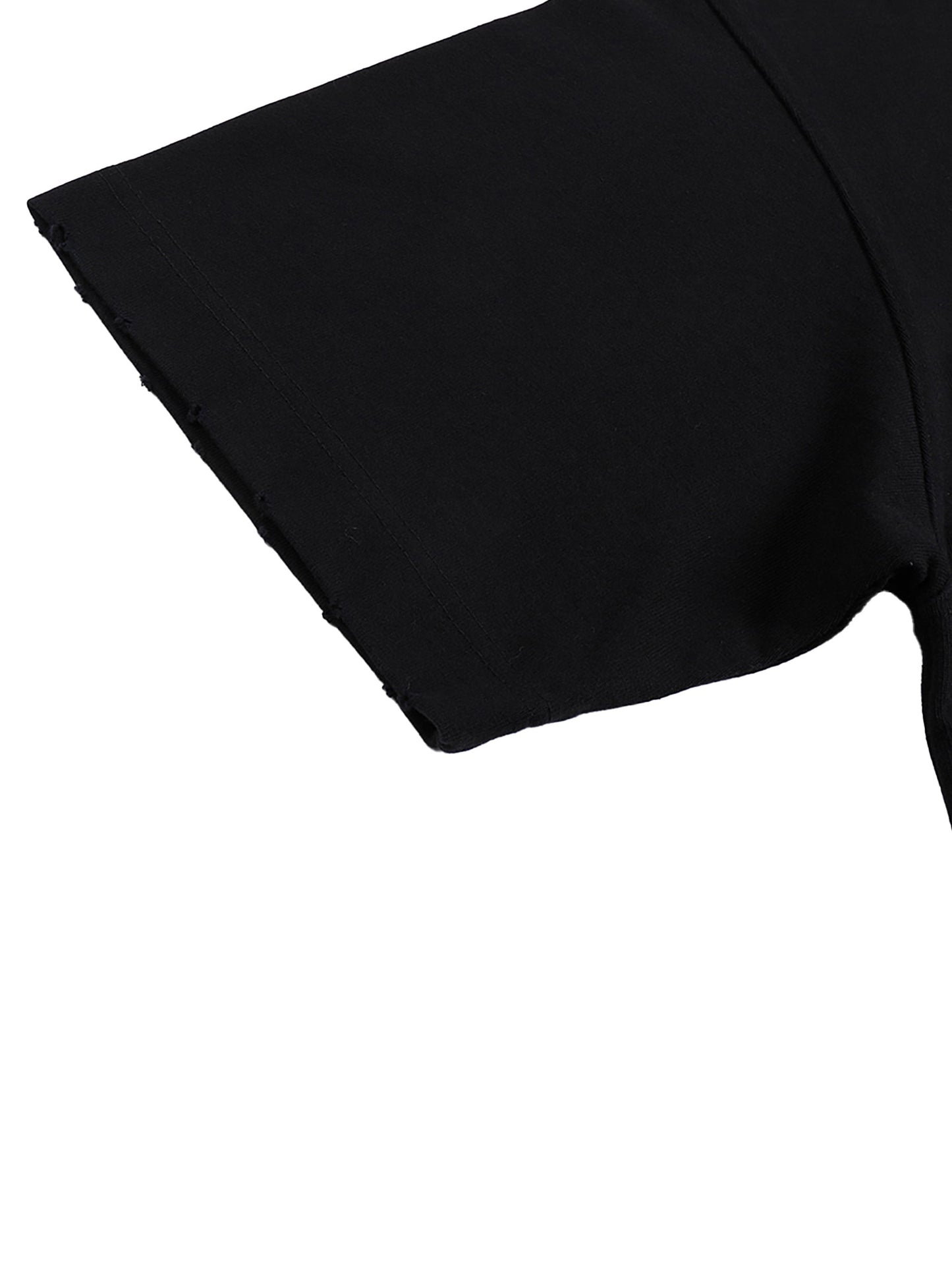 ESSNTIAL ELEMNTS Unisex 400G HW Hand-frayed Tee