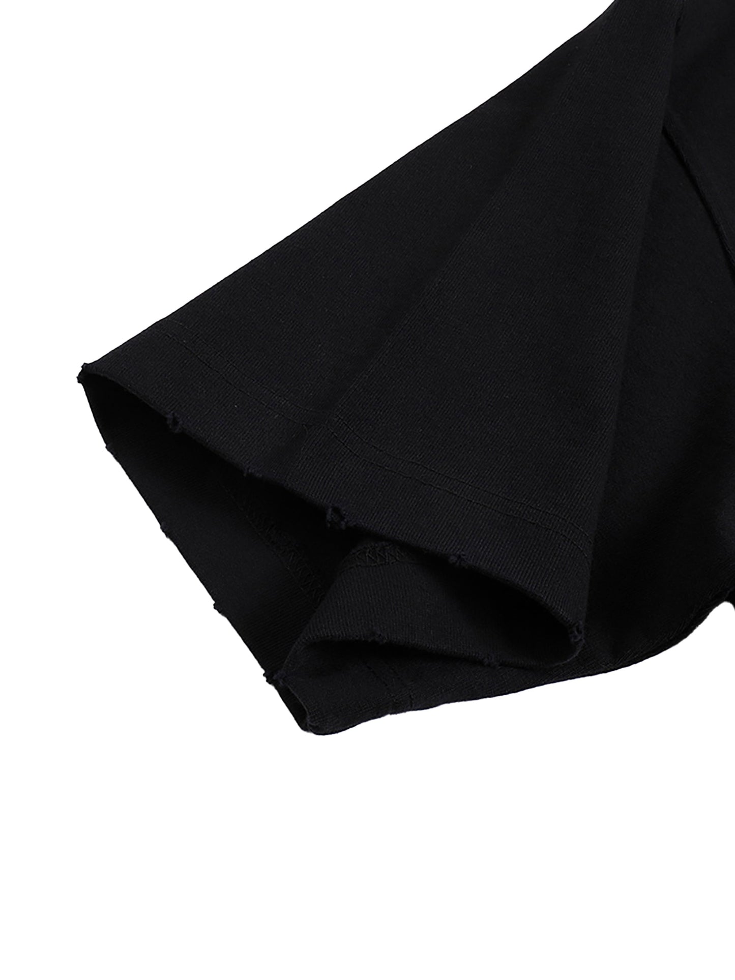 ESSNTIAL ELEMNTS Unisex 400G HW Hand-frayed Tee