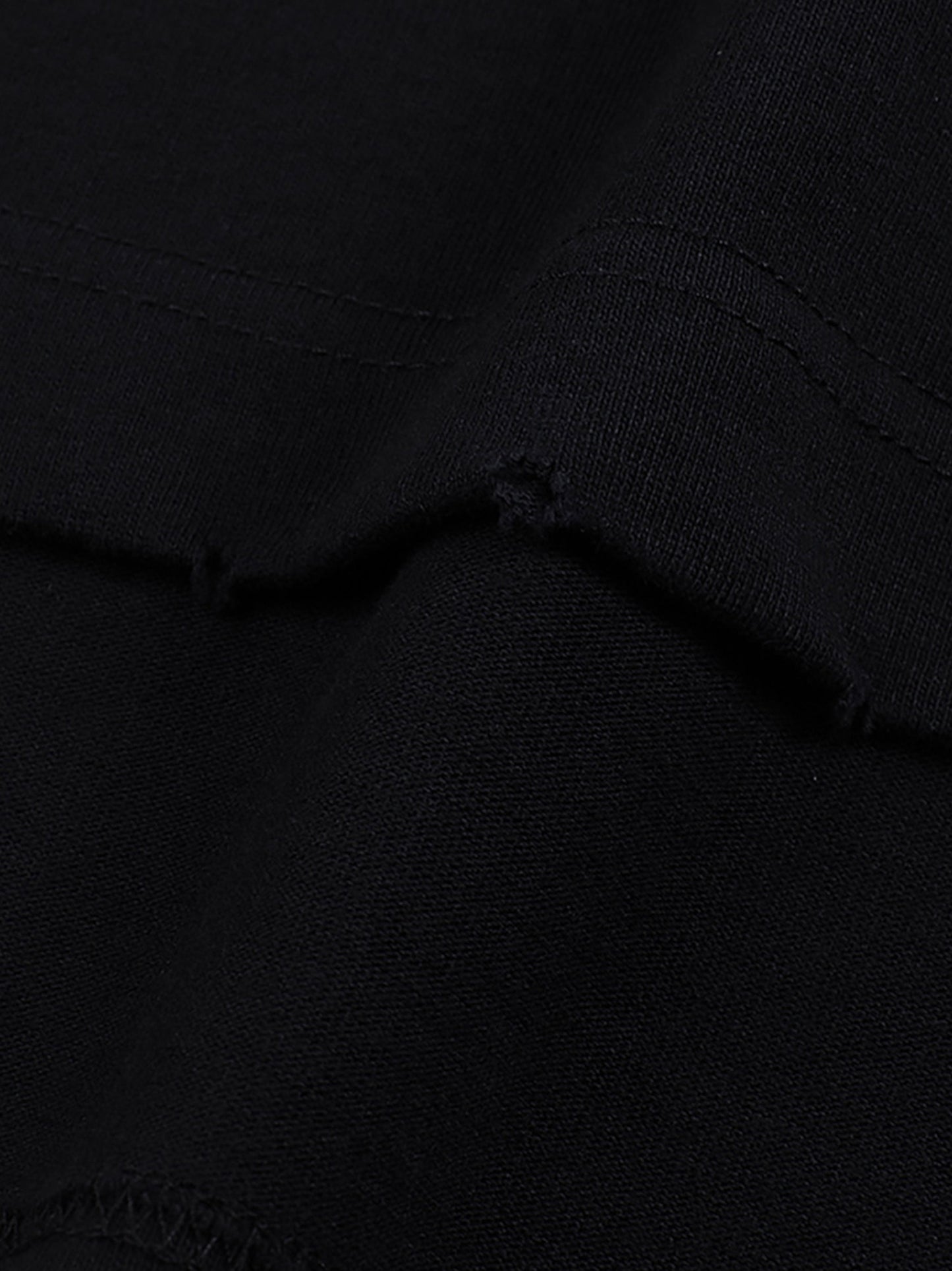 ESSNTIAL ELEMNTS Unisex 400G HW Hand-frayed Tee
