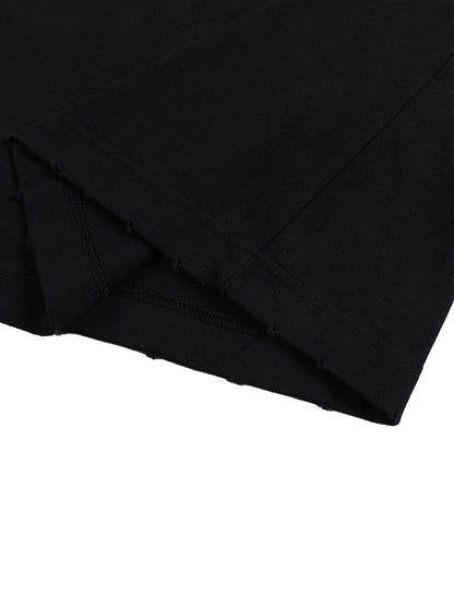 ESSNTIAL ELEMNTS Unisex 400G HW Hand-frayed Tee