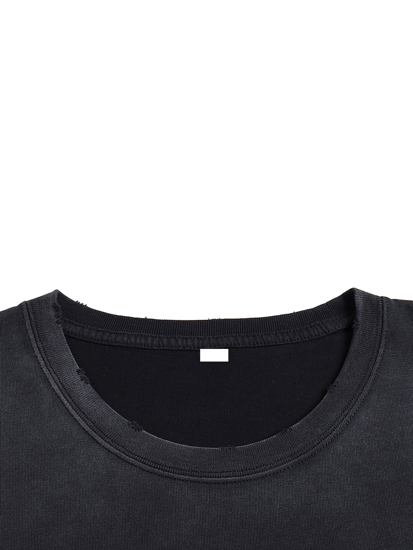 ESSNTIAL ELEMNTS Unisex 260G Vintage Wash Handfrayed Tee