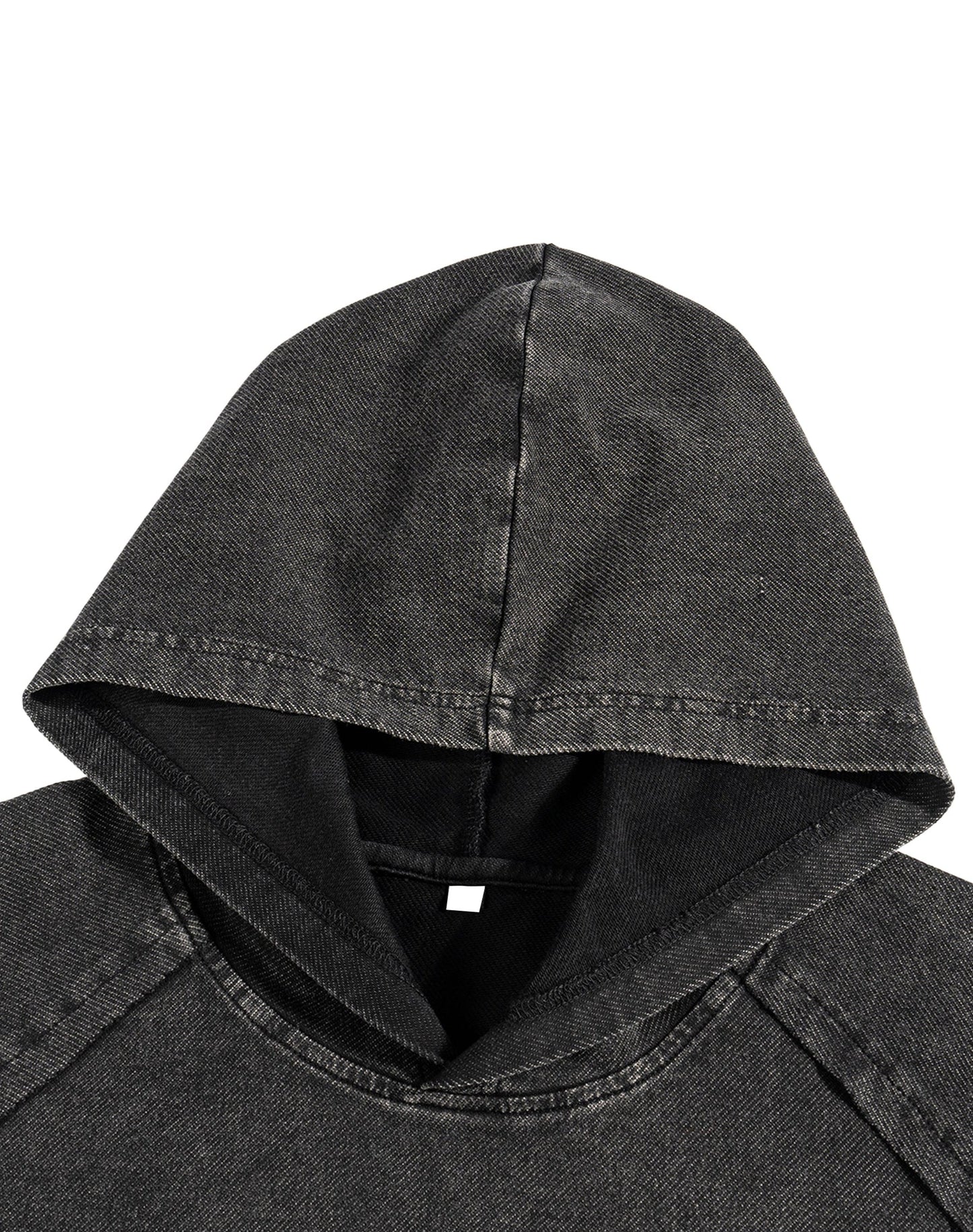 ESSNTIAL ELEMNTS Unisex 240G Snow Washed Hooded Tee