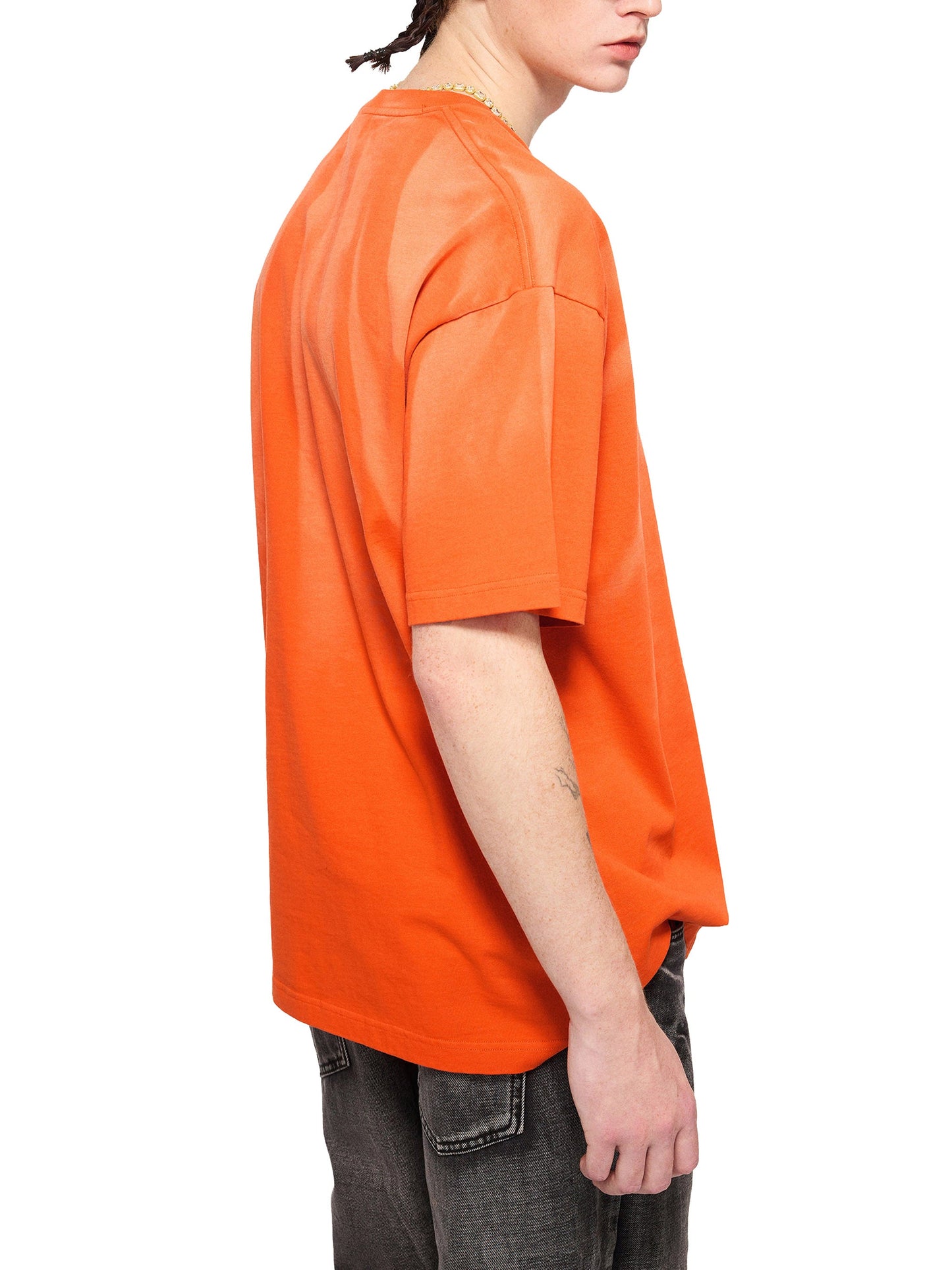 ESSNTIAL ELEMNTS Unisex 250G Hand-Scrunched Faded Tee