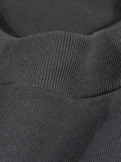 ESSNTIAL ELEMNTS Unisex Raw Edge Boxy Non-Shrink Tee