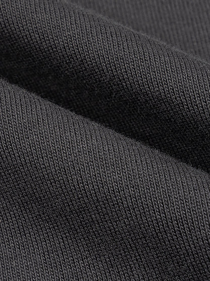ESSNTIAL ELEMNTS Unisex Raw Edge Boxy Non-Shrink Tee