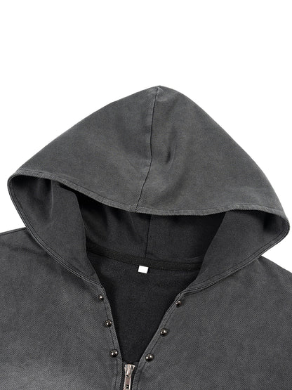 ESSNTIAL ELEMNTS Unisex 240G Vintage Washed Hooded Tank