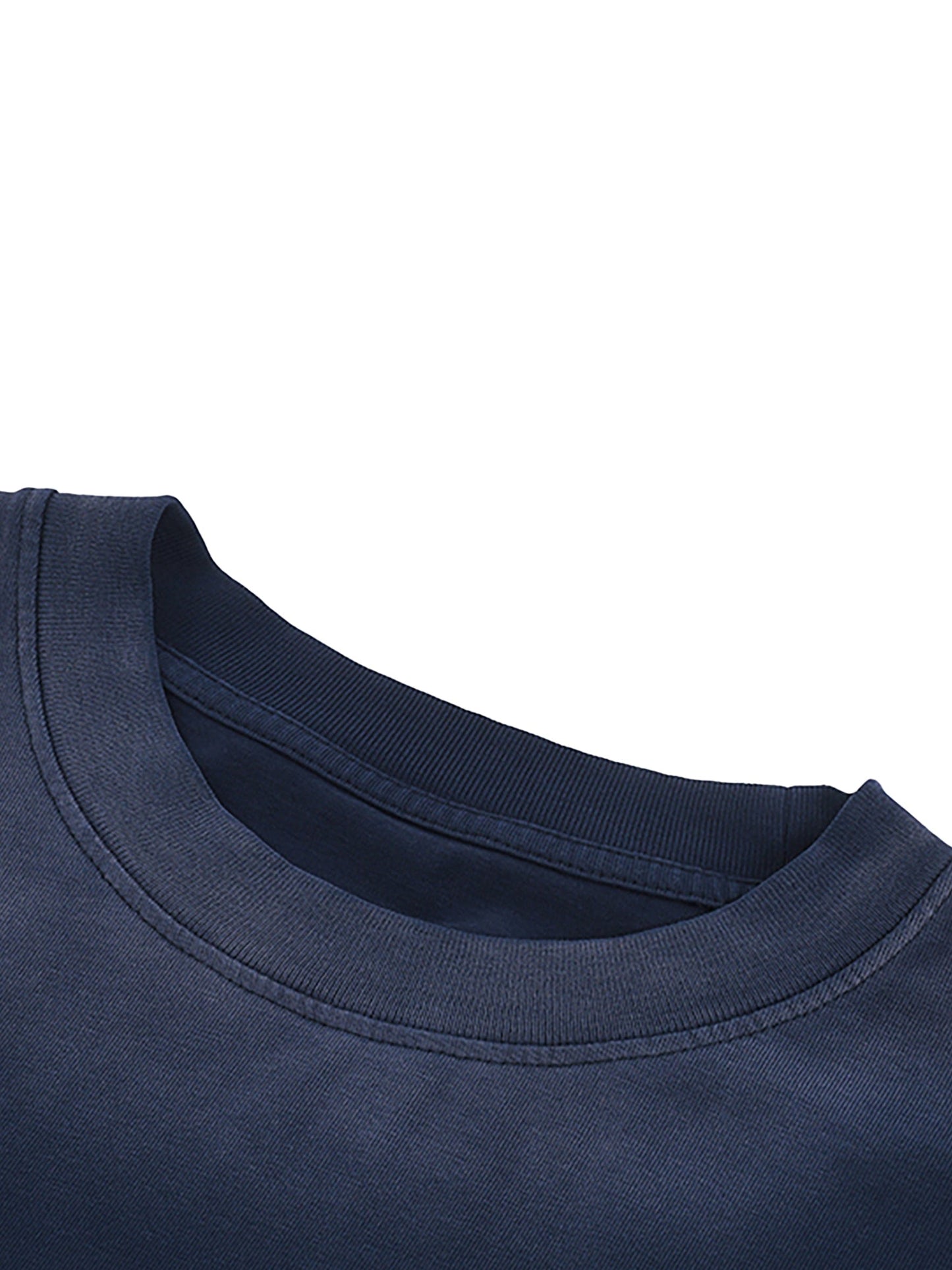 ESSNTIAL ELEMNTS  Unisex 270G Petite CN Sunfade Edge Tee