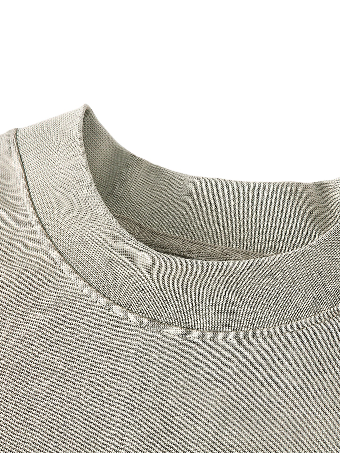 ESSNTIAL ELEMNTS Unisex 330G Non-Shrink Mock Neck Sweatshirt