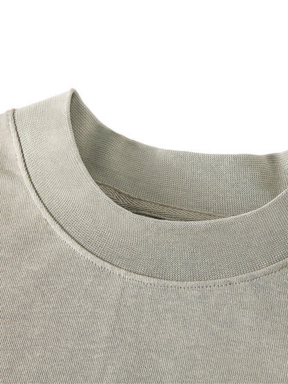 ESSNTIAL ELEMNTS Unisex 330G Non-Shrink Mock Neck Sweatshirt