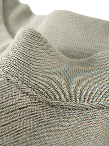 ESSNTIAL ELEMNTS Unisex 330G Non-Shrink Mock Neck Sweatshirt