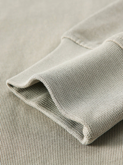 ESSNTIAL ELEMNTS Unisex 330G Non-Shrink Mock Neck Sweatshirt