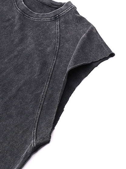 ESSNTIAL ELEMNTS Unisex 275G Snow Washed Tank Top