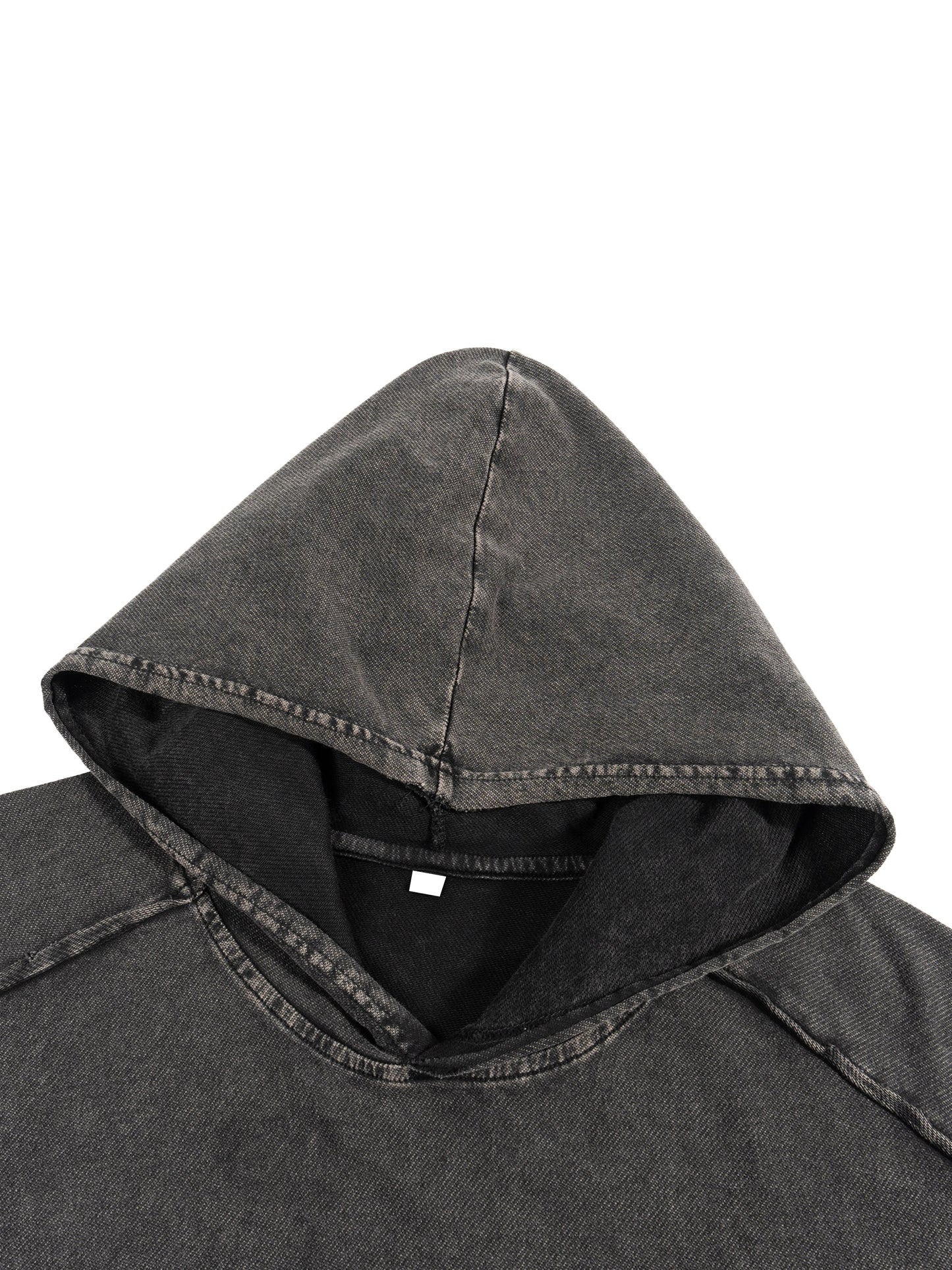 ESSNTIAL ELEMNTS Unisex 240G Snow Washed Boxy Hooded Tank Top