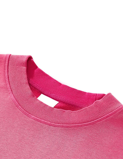 ESSNTIAL ELEMNTS Unisex 350G Sun Fade Raw Edge Tee
