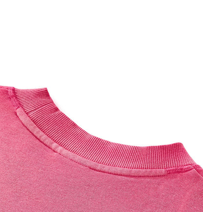 ESSNTIAL ELEMNTS Unisex 350G Sun Fade Raw Edge Tee