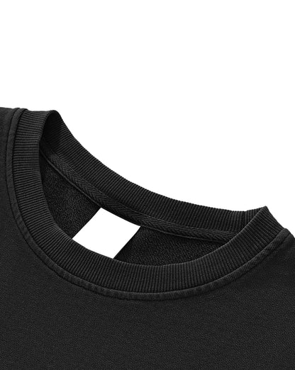 ESSNTIAL ELEMNTS Women's 280G Washed Raw Edge Crop