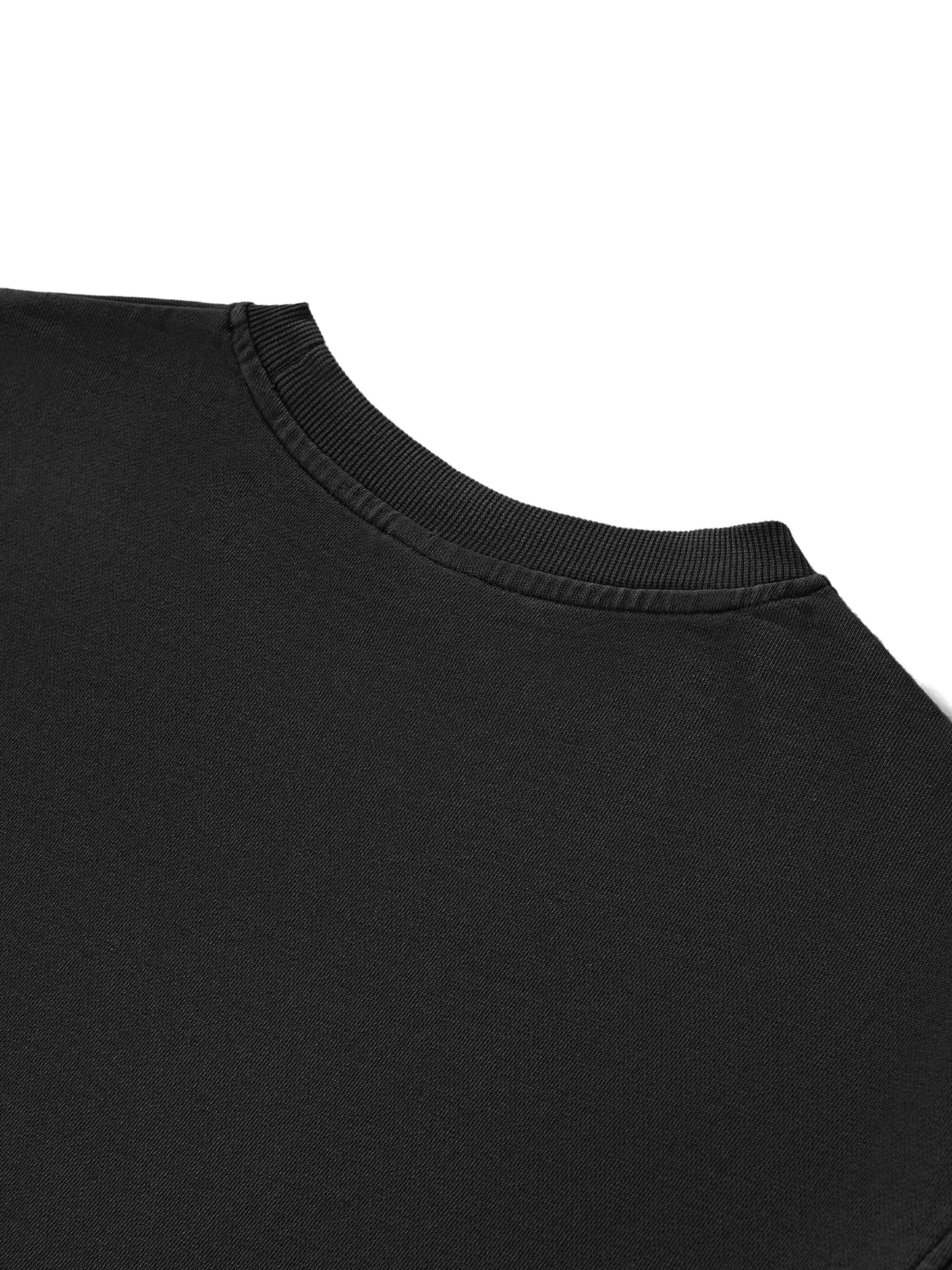 ESSNTIAL ELEMNTS Women's 280G Washed Raw Edge Crop