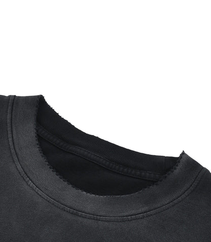 ESSNTIAL ELEMNTS Unisex 260G Sun Fade Hand-Frayed Tee