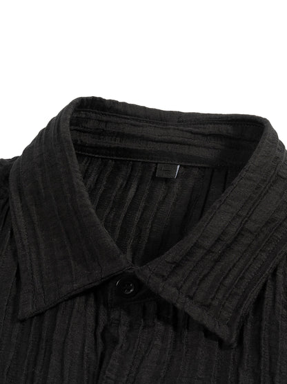ESSNTIAL ELEMNTS 105G Unisex Tencel Jacquard Shirt
