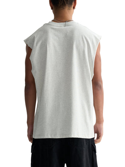 ESSNTIAL ELEMNTS Unisex 230G VT Washed Raw Edge Tank