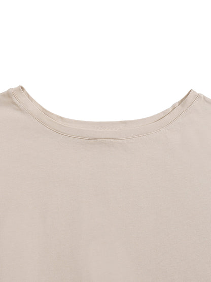 ESSNTIAL ELEMNTS Women's Asymmetric Shoulder OS Tee