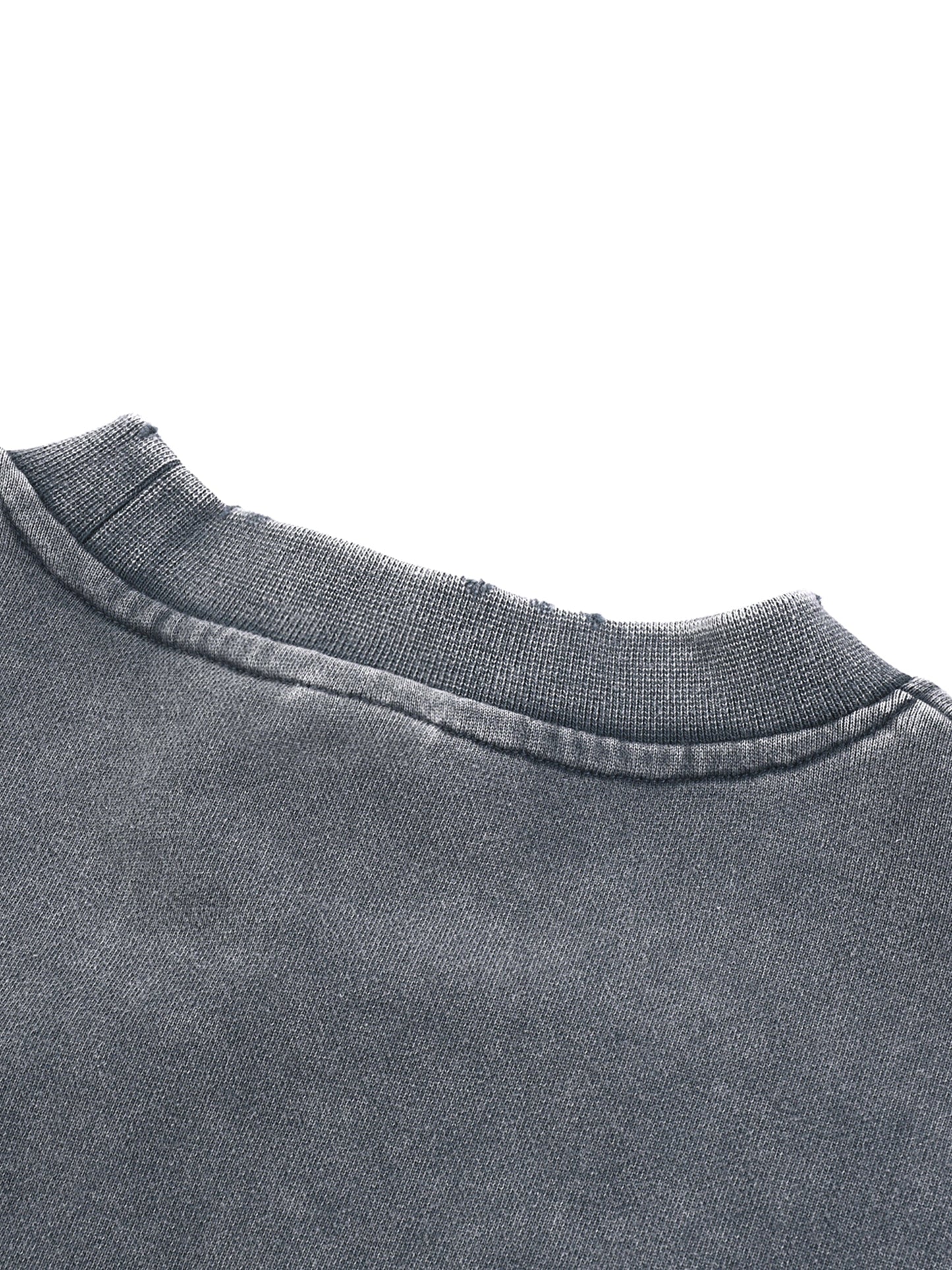 ESSNTIAL ELEMNTS 380G Women's Washed Raw Edge Crop