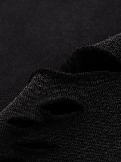 ESSNTIAL ELEMNTS Unisex 270G Snow Washed Raw‑Hem Tee