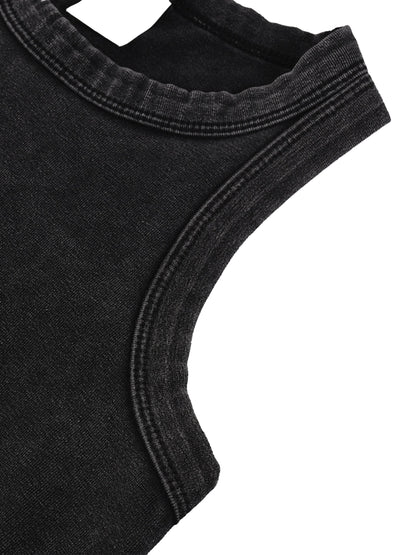 ESSNTIAL ELEMNTS Women's 235G Bodycon Snow Washed Tank