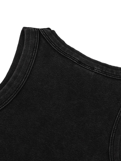 ESSNTIAL ELEMNTS Women's 235G Bodycon Snow Washed Tank