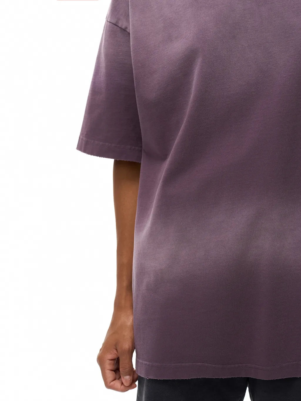 ESSNTIAL ELEMNTS Unisex 260G Sun Fade Hand-Frayed Cotton Tee