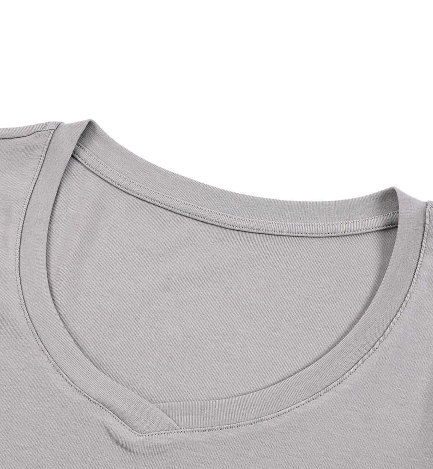 ESSNTIAL ELEMNTS Women's 215G V-Neck Thin Bodycon Tee