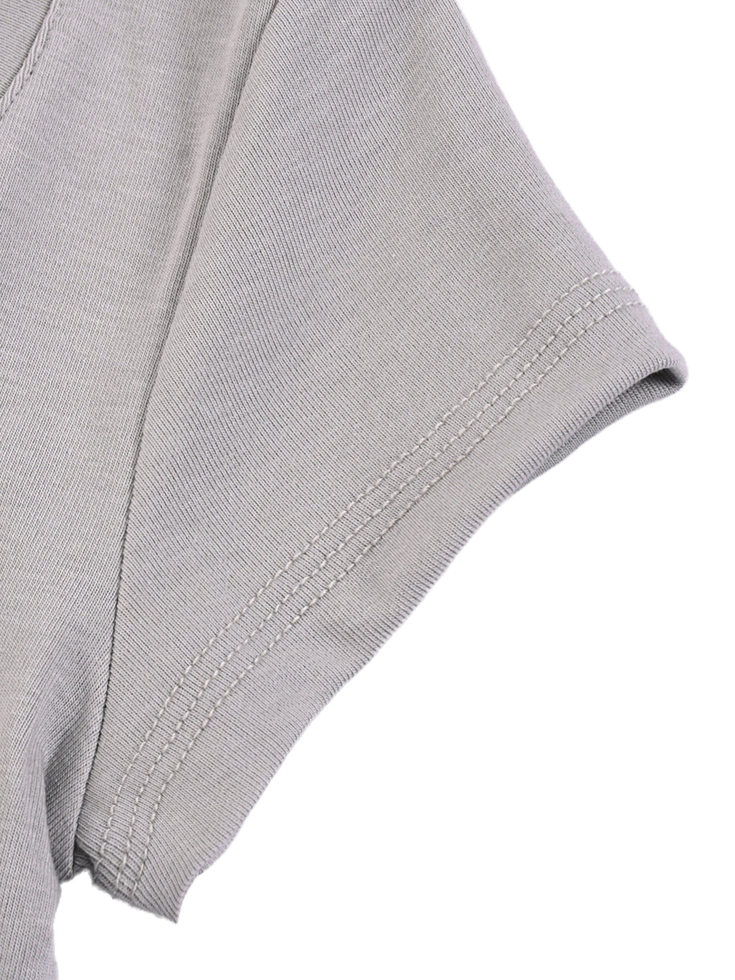 ESSNTIAL ELEMNTS Women’s 215G V‑Neck Thin Bodycon Tee