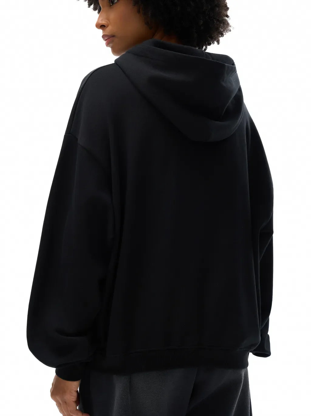 ESSNTIAL ELEMNTS Unisex 400G Solid Color Boxy Hoodie
