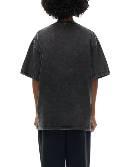 ESSNTIAL ELEMNTS Unisex 250G Acid Wash Oversize Tee