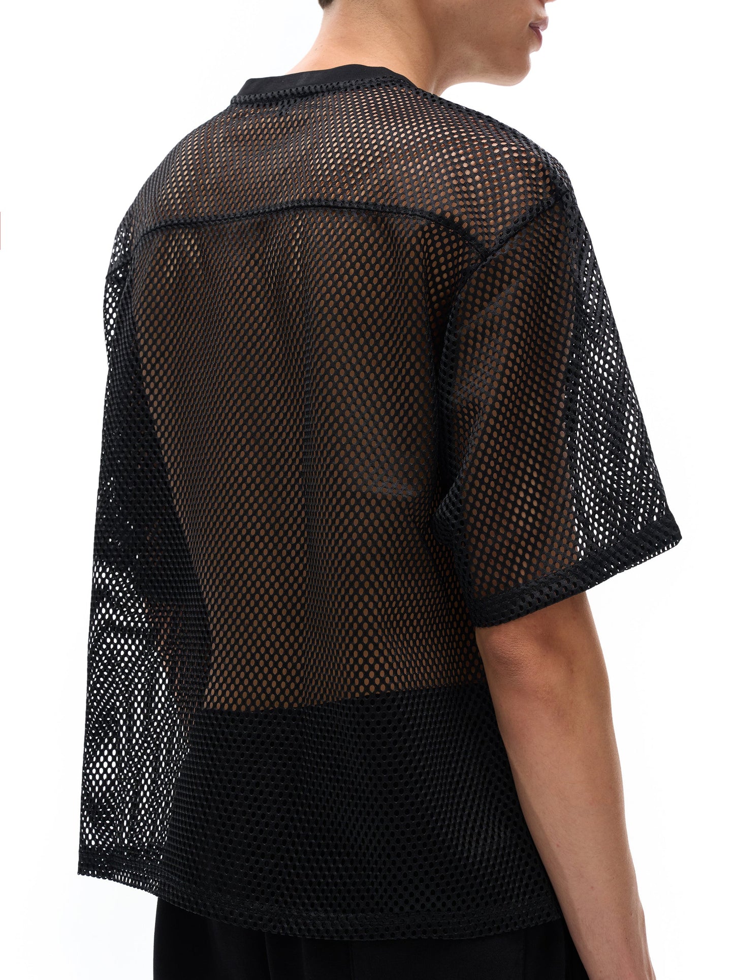 ESSNTIAL ELEMNTS Unisex 260G C-Thru Boxy Net Tee