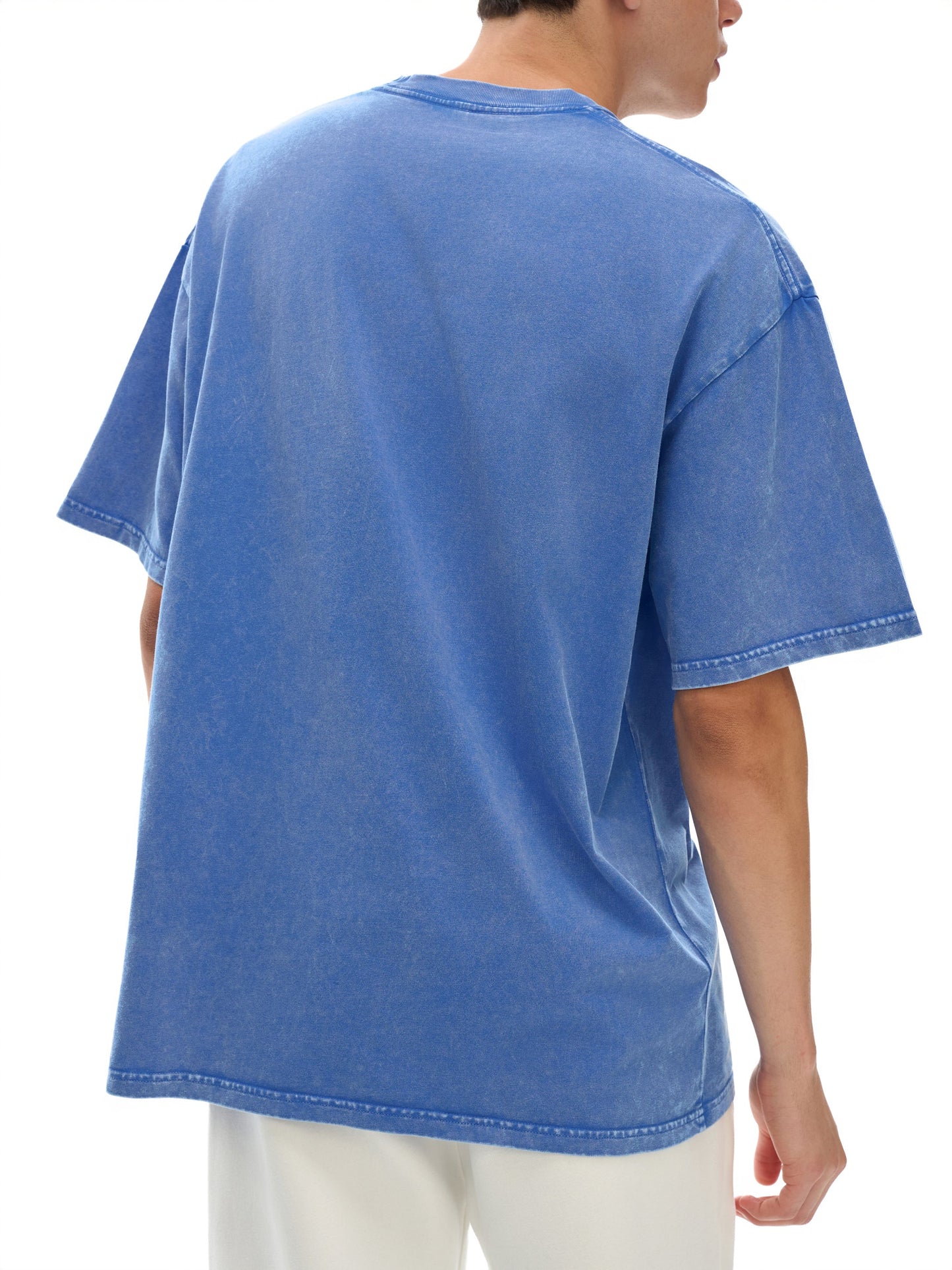 ESSNTIAL ELEMNTS Unisex 250G Acid Wash Oversize Tee