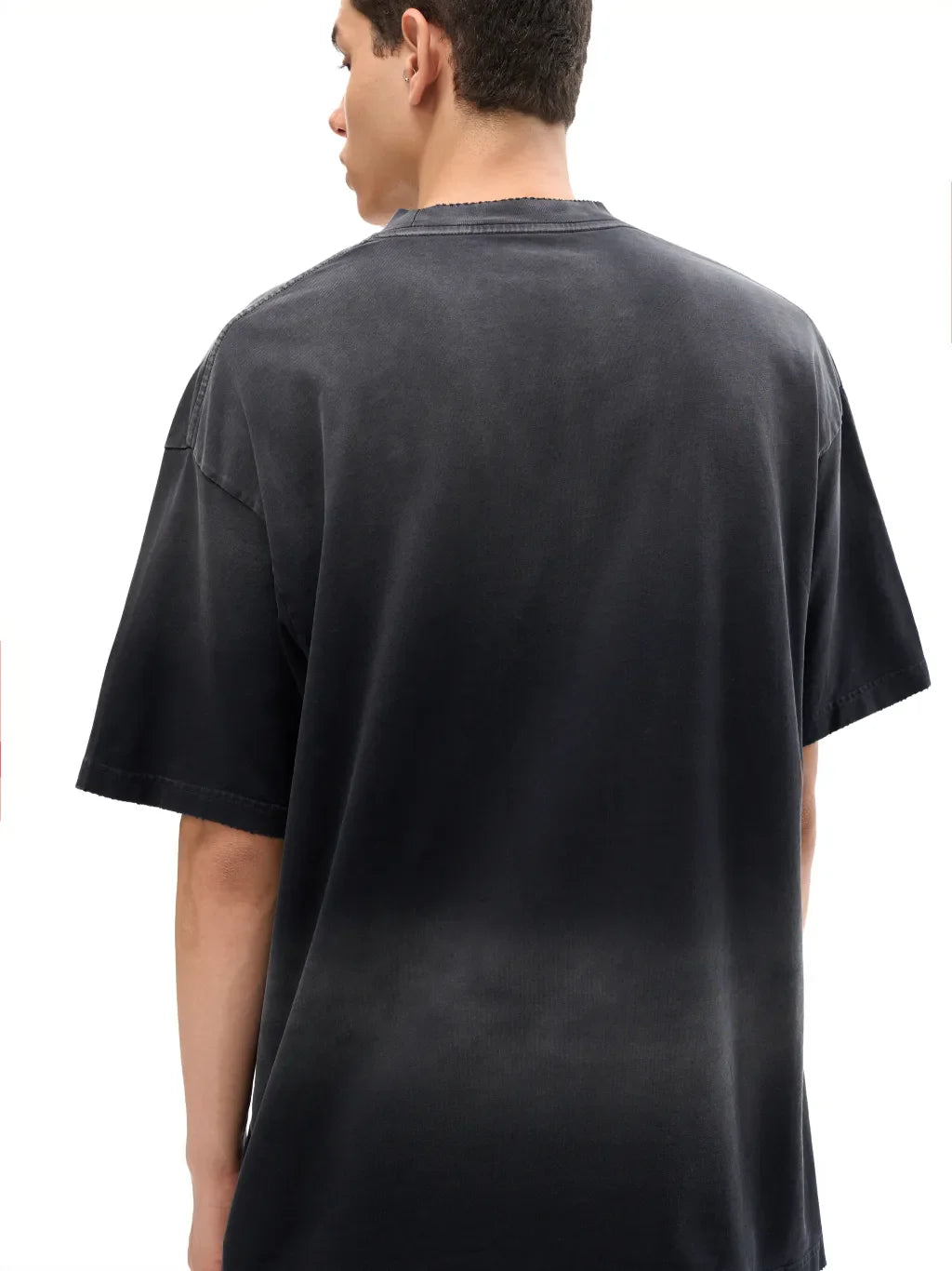 ESSNTIAL ELEMNTS Unisex 260G Sun Fade Hand-Frayed Cotton Tee