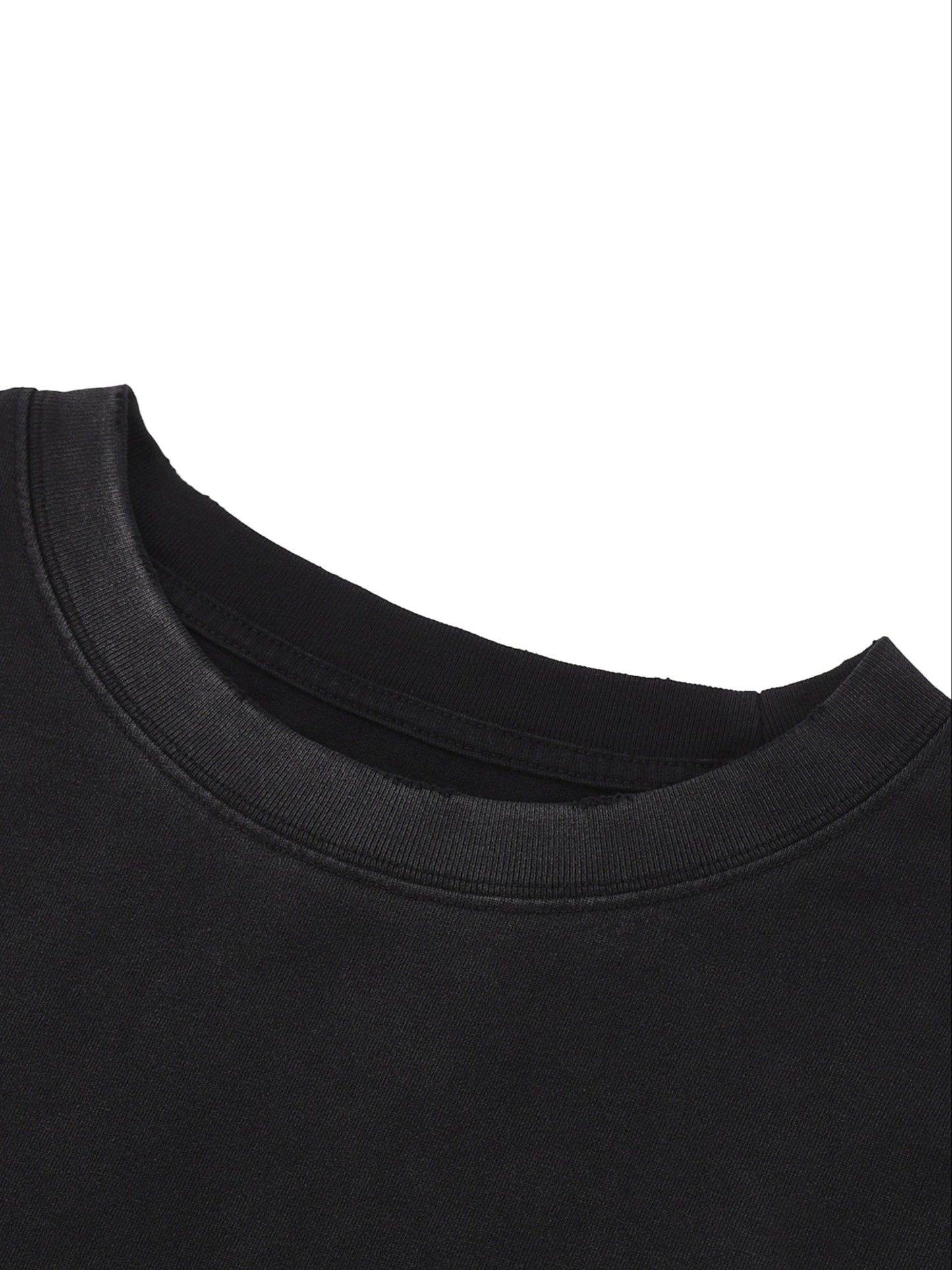 ESSNTIAL ELEMNTS Unisex 270G Snow Wash Raw Edge Sweatshirt