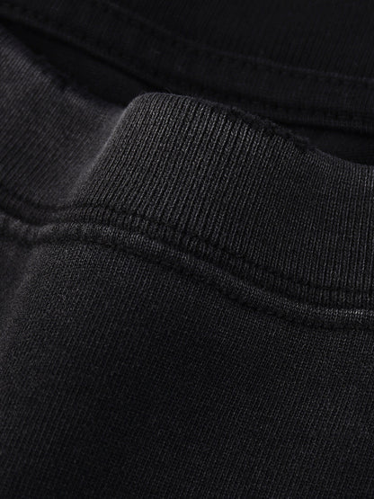 ESSNTIAL ELEMNTS Unisex 270G Snow Wash Raw Edge Sweatshirt