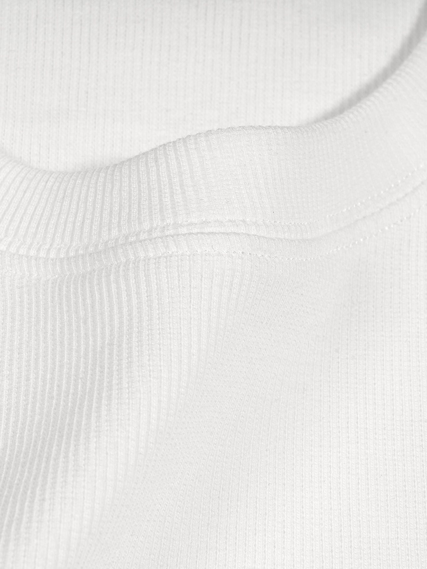 ESSNTIAL ELEMNTS Men's 220G Bodycon Ribbed Crop Top