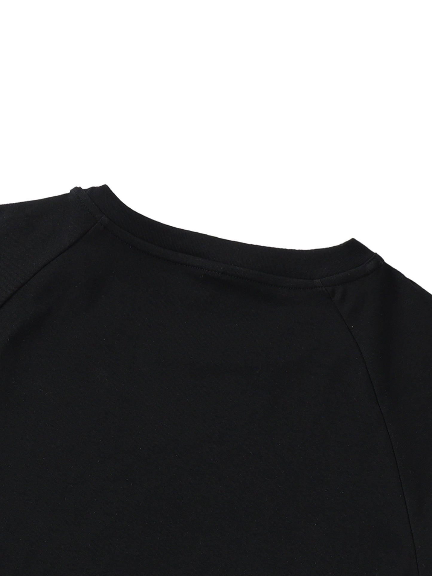ESSNTIAL ELEMNTS Women’s 210G Solid Color Raglan Sleeve Crop Top