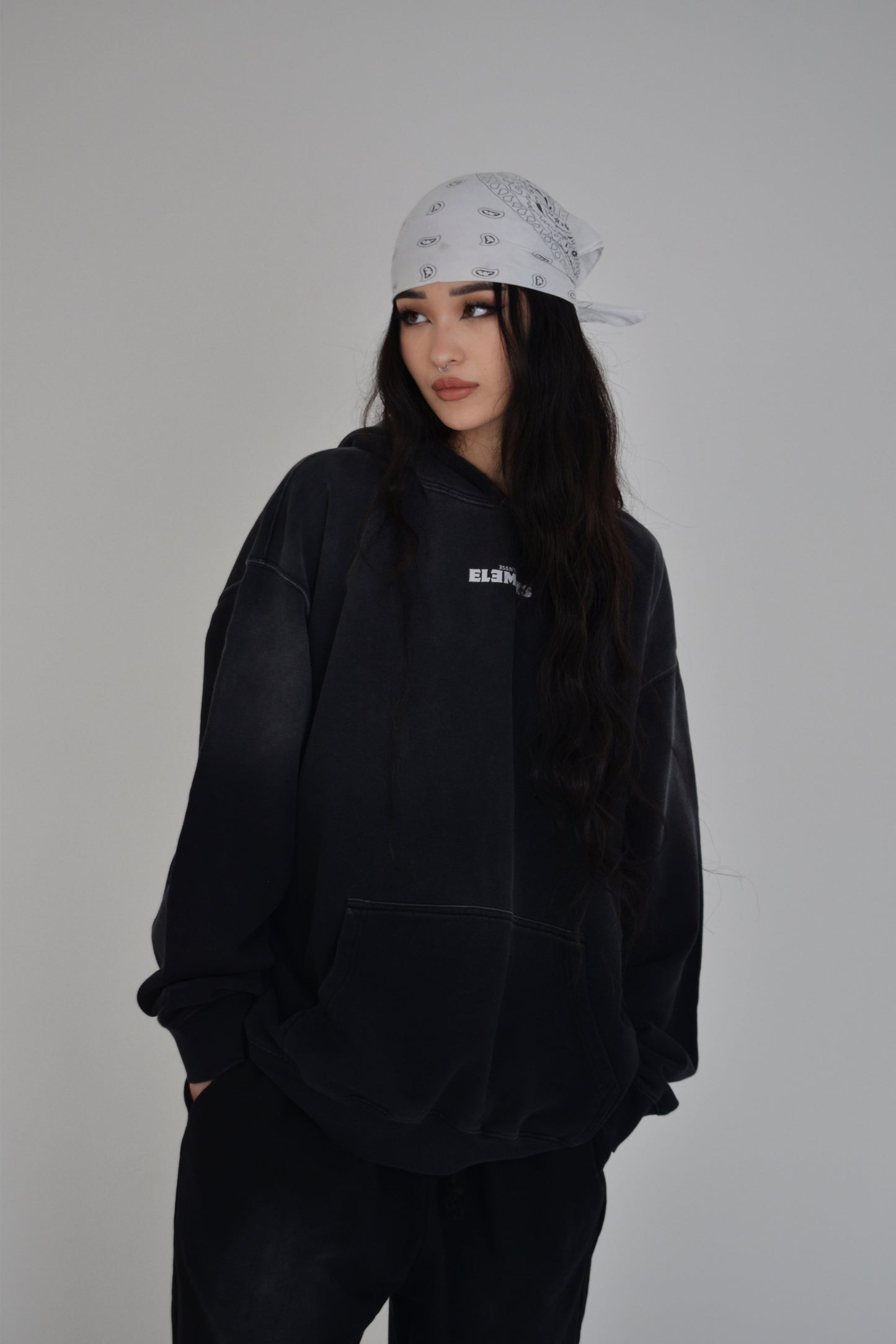 EE x LETTA Unisex 400G HW Sunfade Oversized Hoodie