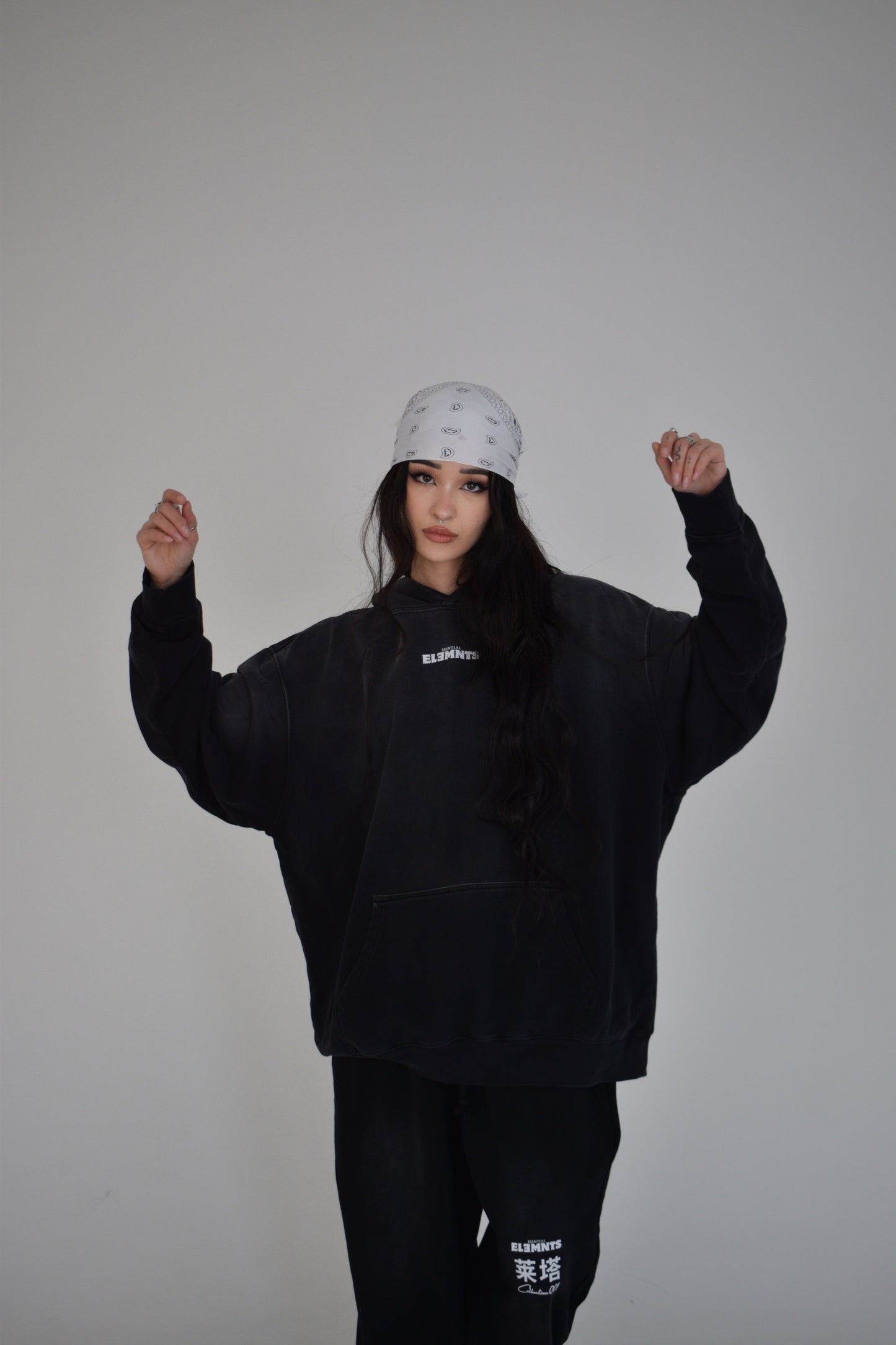 EE x LETTA Unisex 400G HW Sunfade Oversized Hoodie