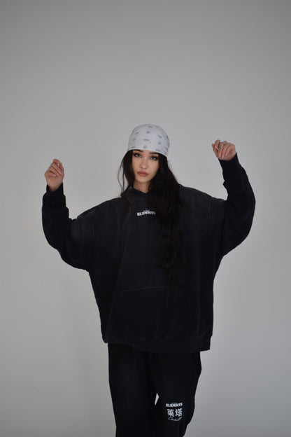 EE x LETTA Unisex 400G HW Sunfade Oversized Hoodie