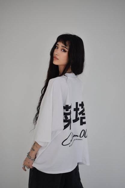 EE x LETTA Unisex 300G OS 1-piece Pattern Boxy Tee